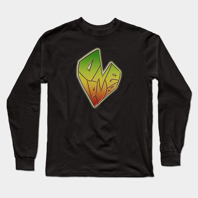 one love Long Sleeve T-Shirt by bobgoodallart